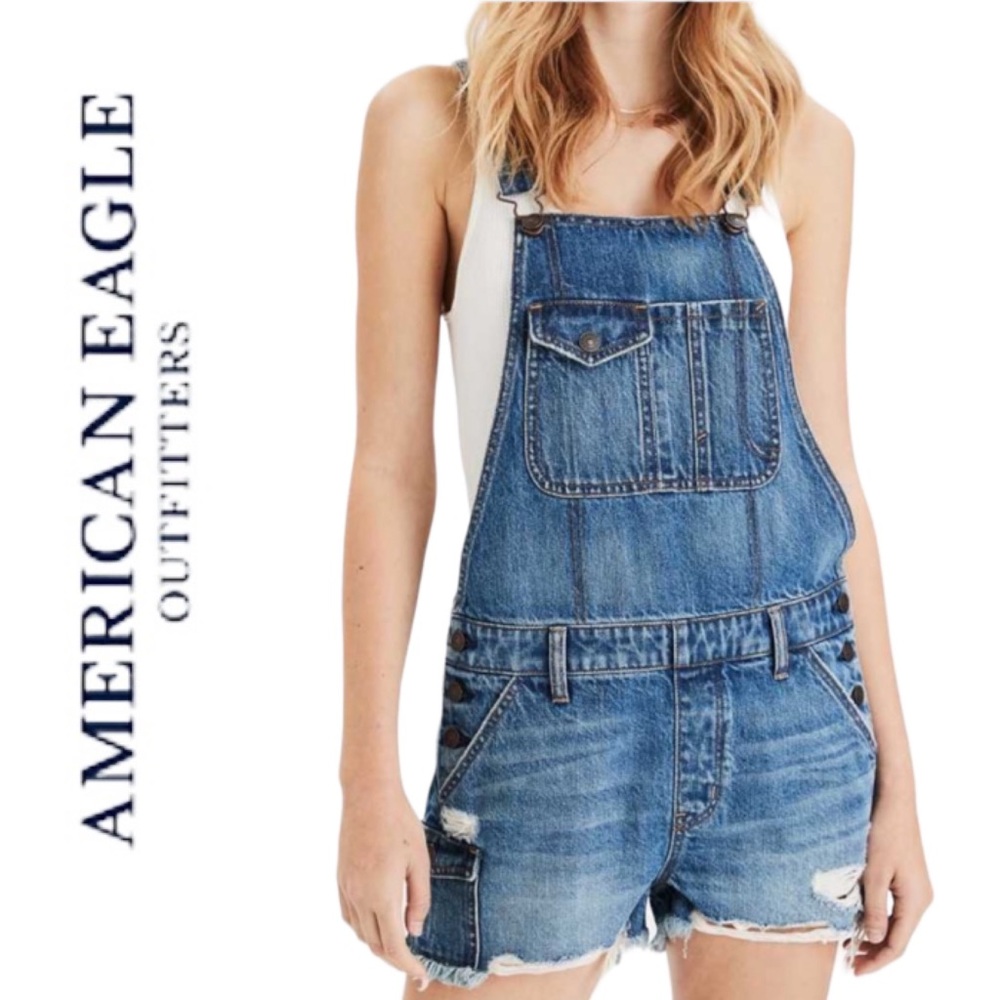 AMERICAN EAGLE OUTFITTERS 🦅Tomgirl Denim Shortall